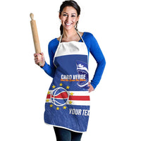 Cape Verde Basketball Custom Apron Come On Blue Sharks - Wonder Print Shop