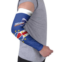Cape Verde Basketball Custom Arm Sleeves Come On Blue Sharks - Wonder Print Shop