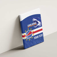 Cape Verde Basketball Custom Canvas Wall Art Come On Blue Sharks - Wonder Print Shop