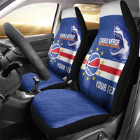 Cape Verde Basketball Custom Car Seat Cover Come On Blue Sharks - Wonder Print Shop