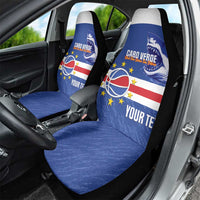 Cape Verde Basketball Custom Car Seat Cover Come On Blue Sharks - Wonder Print Shop