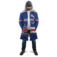 Cape Verde Basketball Custom Cloak Come On Blue Sharks - Wonder Print Shop