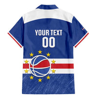 Cape Verde Basketball Custom Family Matching Mermaid Dress and Hawaiian Shirt Come On Blue Sharks - Wonder Print Shop