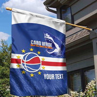 Cape Verde Basketball Custom Garden Flag Come On Blue Sharks - Wonder Print Shop