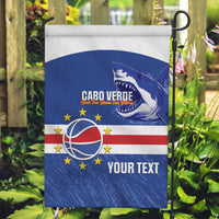 Cape Verde Basketball Custom Garden Flag Come On Blue Sharks - Wonder Print Shop