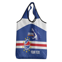 Cape Verde Basketball Custom Grocery Bag Come On Blue Sharks - Wonder Print Shop