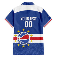 Cape Verde Basketball Custom Hawaiian Shirt Come On Blue Sharks - Wonder Print Shop
