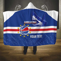 Cape Verde Basketball Custom Hooded Blanket Come On Blue Sharks - Wonder Print Shop