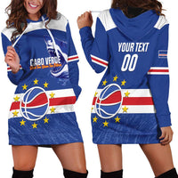 Cape Verde Basketball Custom Hoodie Dress Come On Blue Sharks - Wonder Print Shop