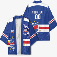 Cape Verde Basketball Custom Kimono Come On Blue Sharks - Wonder Print Shop