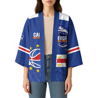 Cape Verde Basketball Custom Kimono Come On Blue Sharks - Wonder Print Shop