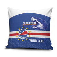 Cape Verde Basketball Custom Pillow Cover Come On Blue Sharks - Wonder Print Shop