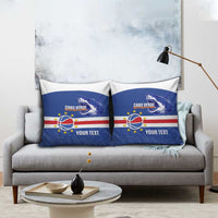 Cape Verde Basketball Custom Pillow Cover Come On Blue Sharks - Wonder Print Shop