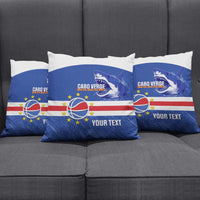 Cape Verde Basketball Custom Pillow Cover Come On Blue Sharks - Wonder Print Shop