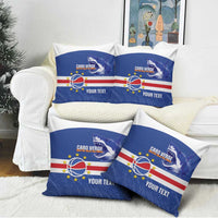 Cape Verde Basketball Custom Pillow Cover Come On Blue Sharks - Wonder Print Shop