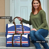 Cape Verde Basketball Custom Travel Bag Come On Blue Sharks - Wonder Print Shop