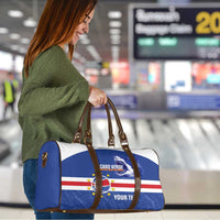 Cape Verde Basketball Custom Travel Bag Come On Blue Sharks - Wonder Print Shop