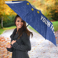 Cape Verde Basketball Custom Umbrella Come On Blue Sharks - Wonder Print Shop