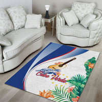 Cavaquinho Cabo Verde Area Rug Cape Verdean Instrument Tropical Sea Turtle