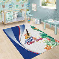 Cavaquinho Cabo Verde Area Rug Cape Verdean Instrument Tropical Sea Turtle