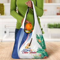 Cavaquinho Cabo Verde Grocery Bag Cape Verdean Instrument Tropical Sea Turtle