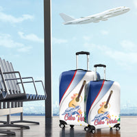 Cavaquinho Cabo Verde Luggage Cover Cape Verdean Instrument Tropical Sea Turtle