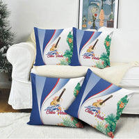 Cavaquinho Cabo Verde Pillow Cover Cape Verdean Instrument Tropical Sea Turtle