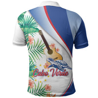 Cavaquinho Cabo Verde Polo Shirt Cape Verdean Instrument Tropical Sea Turtle