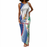 Cavaquinho Cabo Verde Tank Maxi Dress Cape Verdean Instrument Tropical Sea Turtle
