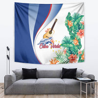 Cavaquinho Cabo Verde Tapestry Cape Verdean Instrument Tropical Sea Turtle