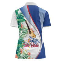 Cavaquinho Cabo Verde Women Polo Shirt Cape Verdean Instrument Tropical Sea Turtle