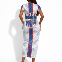 Accordion Gaita Cabo Verde Short Sleeve Bodycon Dress Cape Verdean Instrument Cute Manatee