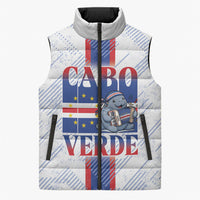Accordion Gaita Cabo Verde Sleeveless Puffer Jacket Cape Verdean Instrument Cute Manatee