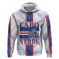 Accordion Gaita Cabo Verde Zip Hoodie Cape Verdean Instrument Cute Manatee