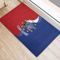 Santo Antao Cabo Verde Rubber Doormat Map With Me Maia Statue African Pattern
