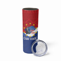 Santo Antao Cabo Verde Skinny Tumbler Map With Me Maia Statue African Pattern