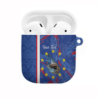 Personalized Santiago Cabo Verde AirPods Case Map With Farol de Dona Maria Pia