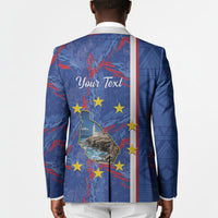 Personalized Santiago Cabo Verde Blazer Map With Farol de Dona Maria Pia
