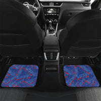 Personalized Santiago Cabo Verde Car Mats Map With Farol de Dona Maria Pia
