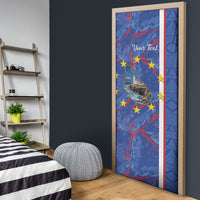 Personalized Santiago Cabo Verde Door Cover Map With Farol de Dona Maria Pia