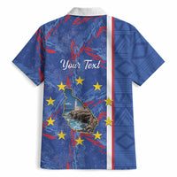 Personalized Santiago Cabo Verde Hawaiian Shirt Map With Farol de Dona Maria Pia