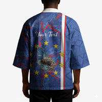 Personalized Santiago Cabo Verde Kimono Map With Farol de Dona Maria Pia