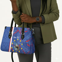 Personalized Santiago Cabo Verde Leather Bag Map With Farol de Dona Maria Pia