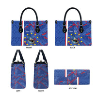 Personalized Santiago Cabo Verde Leather Bag Map With Farol de Dona Maria Pia