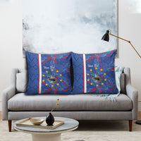 Personalized Santiago Cabo Verde Pillow Cover Map With Farol de Dona Maria Pia
