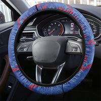 Santiago Cabo Verde Steering Wheel Cover Map With Farol de Dona Maria Pia