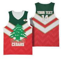 Custom Rugby Lebanon Basketball Jersey 2026 Go Cedars