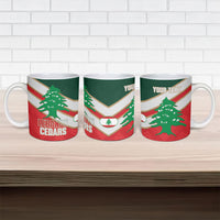 Custom Rugby Lebanon Ceramic Mug 2026 Go Cedars