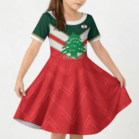Custom Rugby Lebanon Kid Short Sleeve Dress 2026 Go Cedars