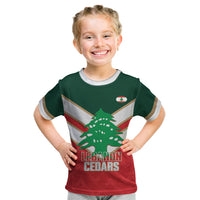 Custom Rugby Lebanon Kid T Shirt 2026 Go Cedars